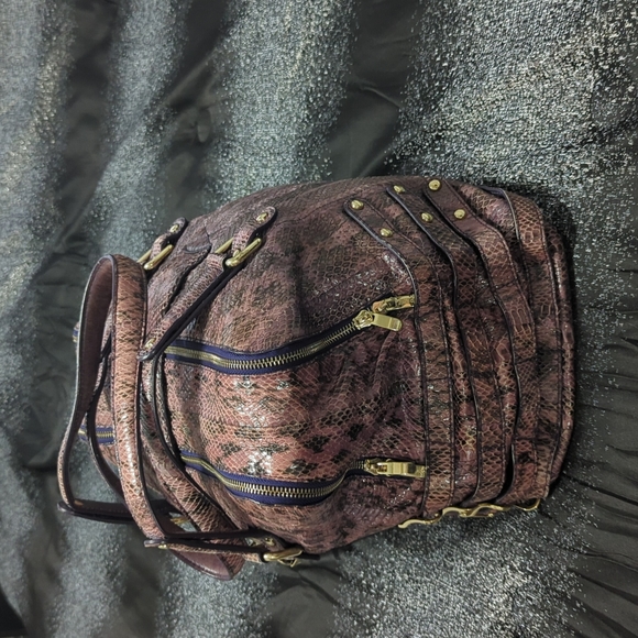 Authentic Jimmy Choo Python Shoulder Bag - Picture 8 of 14